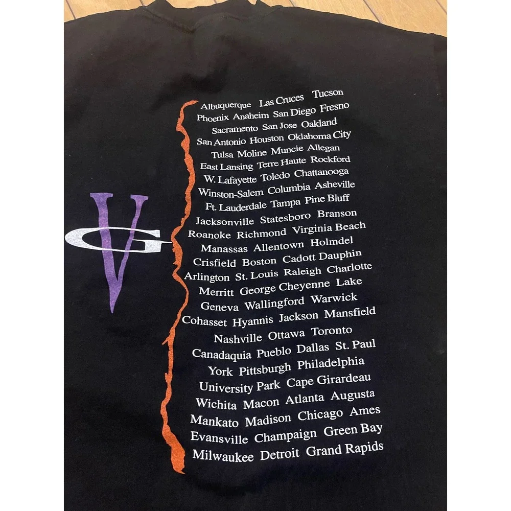 Vince Gill Vintage Tour T-Shirt Mens XL Black 2sided  Country Music Tee - Picture 9 of 9